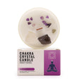 Crown Chakra Crystal Candle - Sahasrara - SHAMTAM.COM