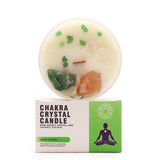 Heart Chakra Crystal Candle - Anahata - SHAMTAM.COM