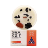 Root Chakra Crystal Candles - Muladhara - SHAMTAM.COM