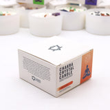 Sacral Chakra Crystal Candle - Swadhisthana - SHAMTAM.COM