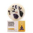 Solar Plexus Chakra Crystal Candle - Manipura - SHAMTAM.COM