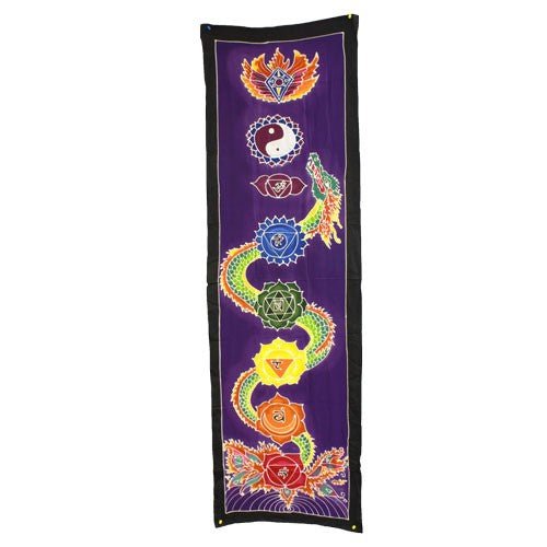 Chakra Drop Banner - Dragon 175x53cm - SHAMTAM.COM