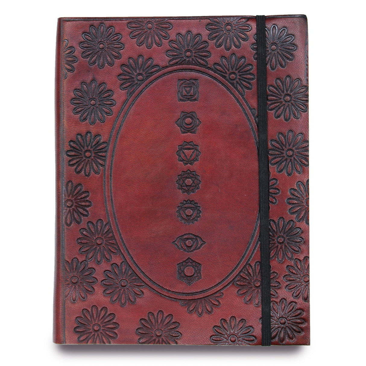 Chakra Mandala Notebook - Medium with strap - SHAMTAM.COM