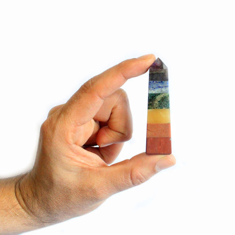 Chakra Crystal Obelisk Gemstones - SHAMTAM.COM