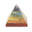 Chakra Crystal Pyramid Gemstone 30 - 35mm - SHAMTAM.COM