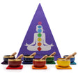 Chakra Singing Bowls Gift Pyramid Set - SHAMTAM.COM