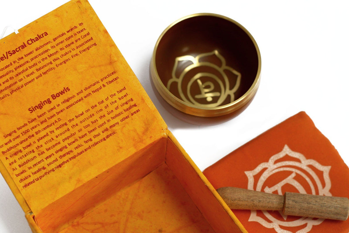 Sacral Chakra Singing Bowl - Svadhisthana - SHAMTAM.COM