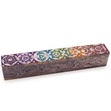 Chakra Soapstone Incense Burner with Mandala Designs and Smoke Holes for Meditation and Energy Balance - SHAMTAM.COM