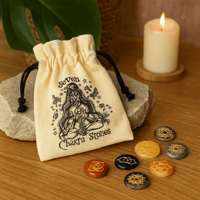 Chakra Stones Set of 7 Small Rounded - SHAMTAM.COM