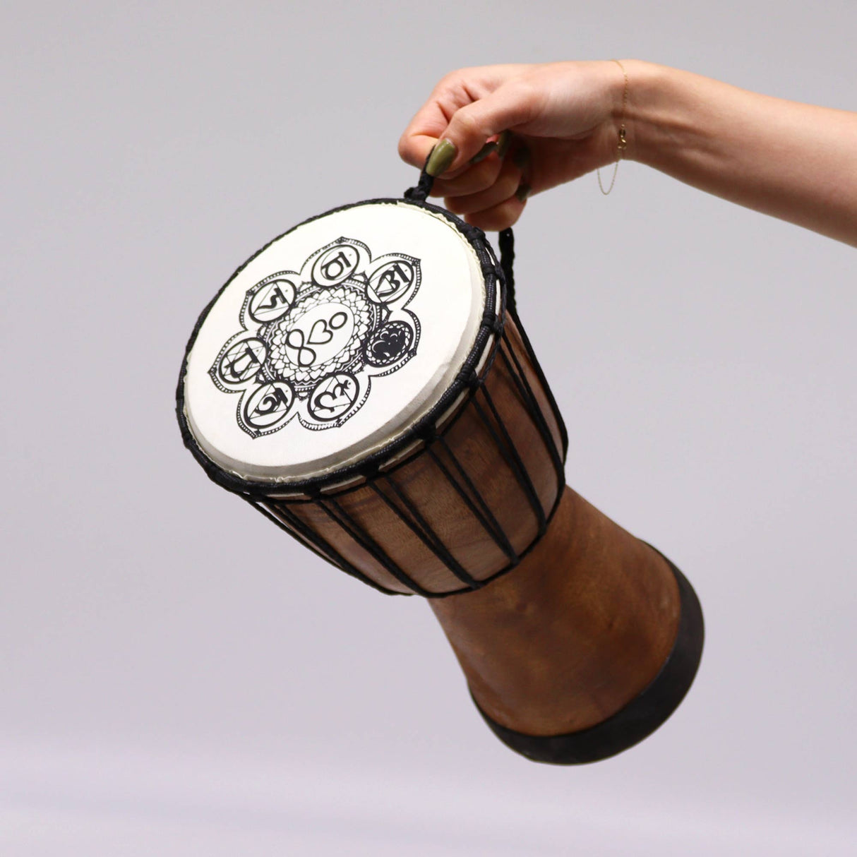 Djembe Drum Chakra Wide Top - 17cm - SHAMTAM.COM