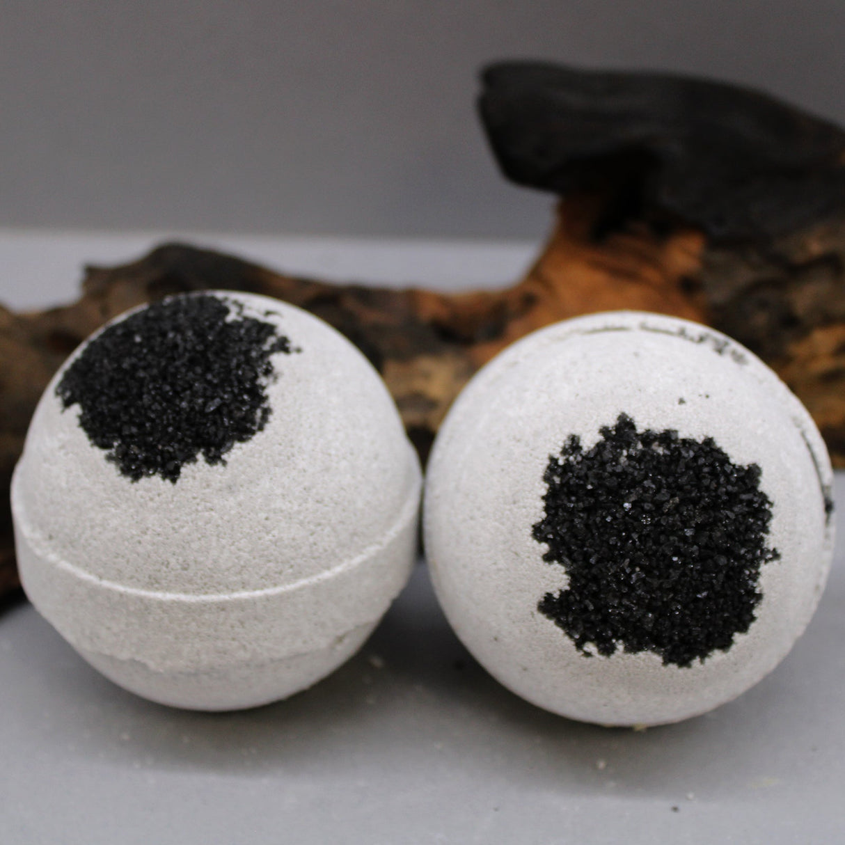 Charcoal Bath Bombs - Sea Salt & Moss - SHAMTAM.COM