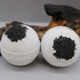 Charcoal Bath Bombs - Sea Salt & Moss - SHAMTAM.COM