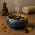 Charcoal Incense Burner - Third Eye Chakra - SHAMTAM.COM