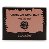 Charcoal Soap 85g - Geranium - SHAMTAM.COM