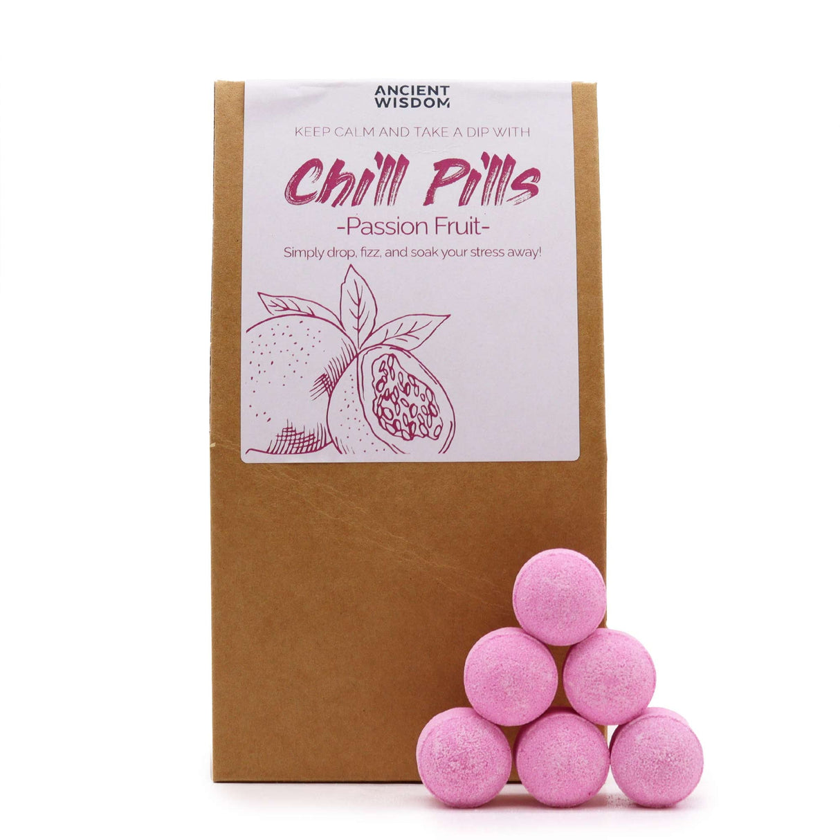 Bath Bombs - Passion Fruit - Gift Pack 350g - SHAMTAM.COM