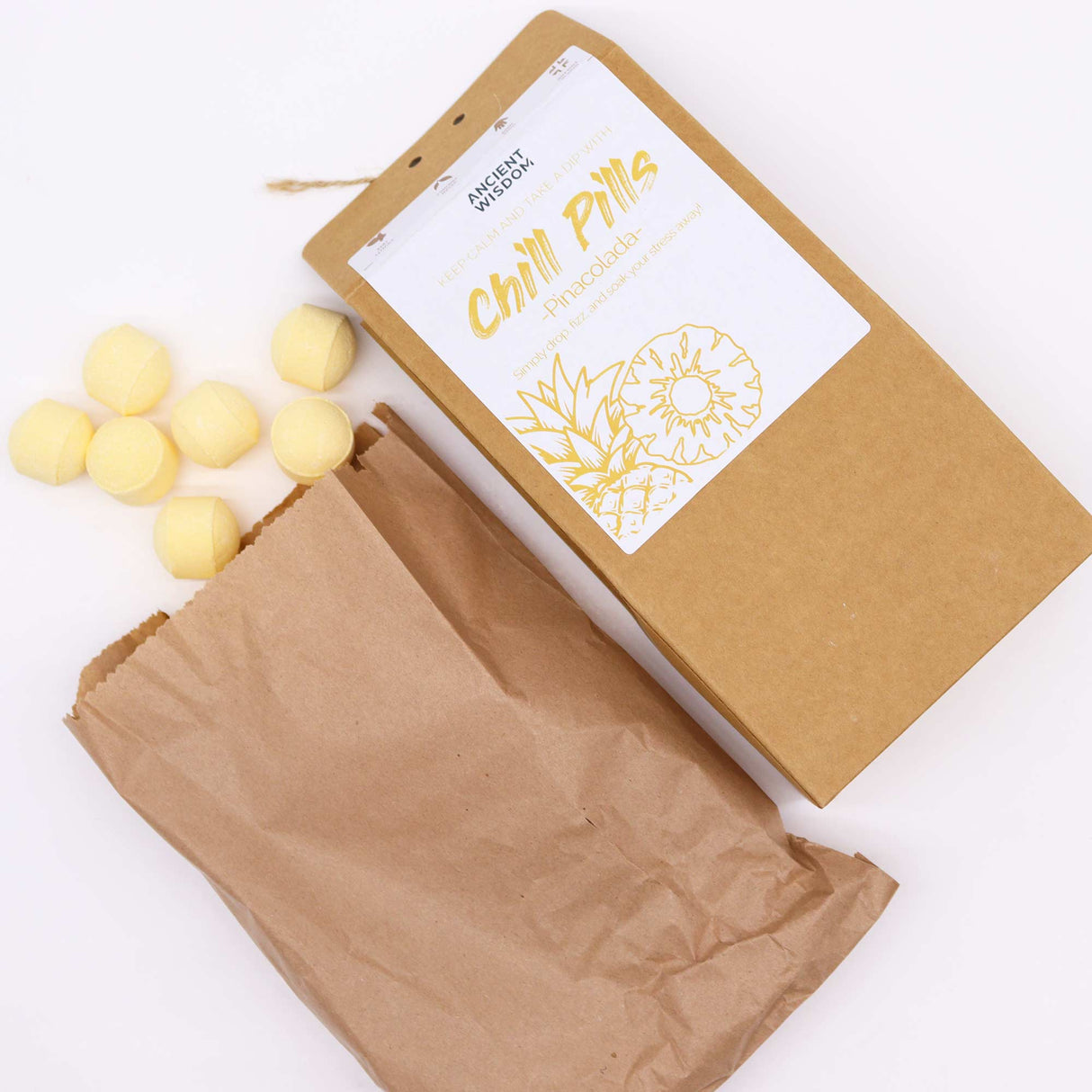 Bath Bombs - Pinacolada - Gift Pack 350g - SHAMTAM.COM