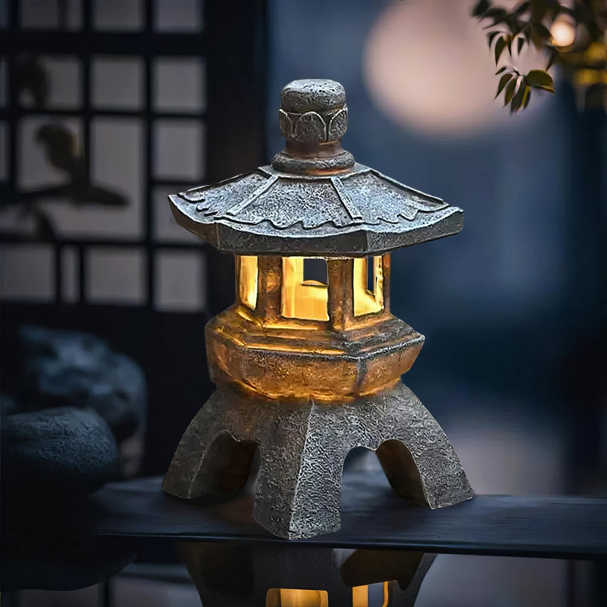 Chinese Style Tower Stone Lantern - SHAMTAM