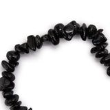 Black Agate Bracelet Chipstone Crystal Gemstone - SHAMTAM.COM