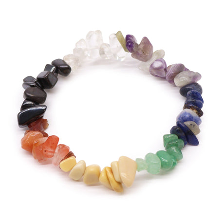 Chakra Bracelet Chipstone Crystal Gemstone - SHAMTAM.COM