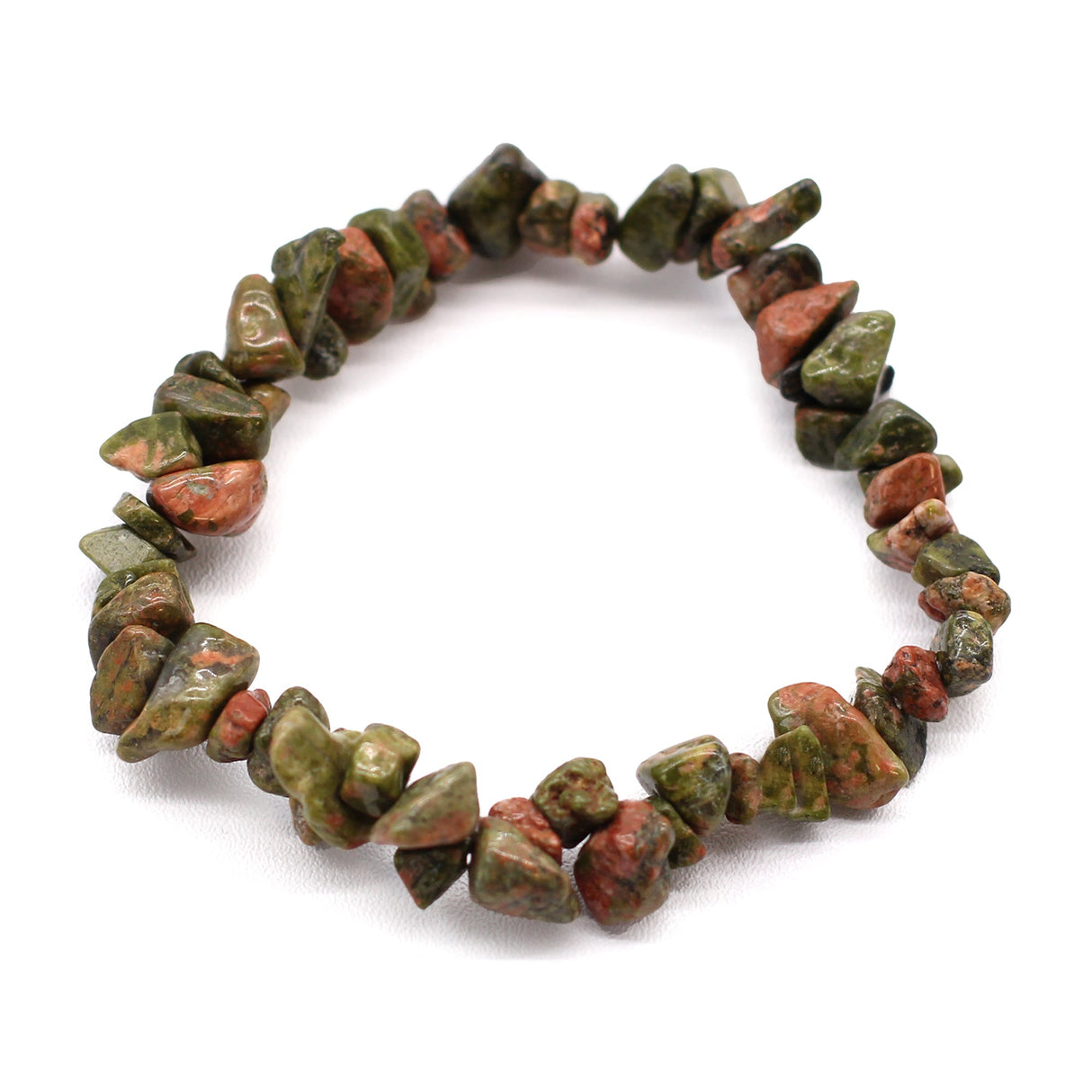 Chipstone Bracelet - Green Jasper - SHAMTAM.COM