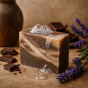 Chocolate Olive Oil Soap Bar 100g - SHAMTAM.COM
