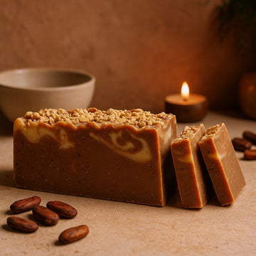 Chocolate Soap Loaf With Olive Oil
