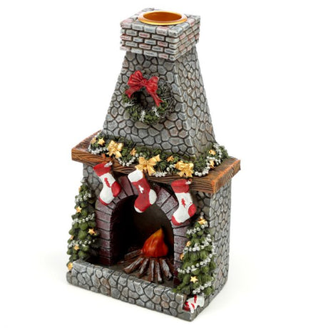 Christmas Fireplace Backflow Incense Burner - SHAMTAM.COM