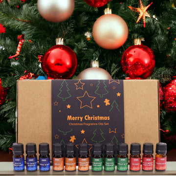 Set d’Huiles Parfumées de Noël, 12 Parfums
