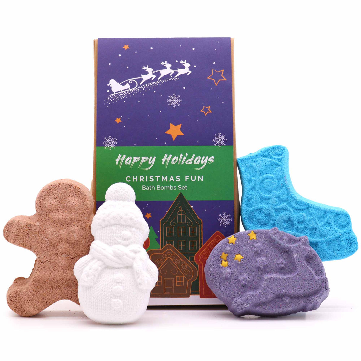 Bath Bombs Gift Pack Christmas Fun - SHAMTAM.COM