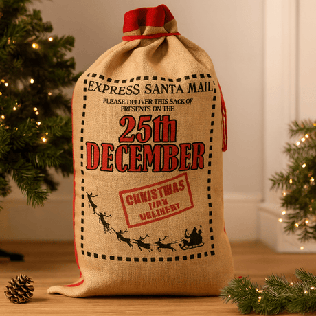 Christmas Jute Sack 76 x 55 cm - SHAMTAM.COM