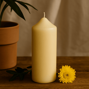 Church Candle Ivory 165 x 50 mm - SHAMTAM.COM