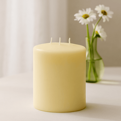 Church Candle Ivory 200x150 3 Wick - SHAMTAM.COM