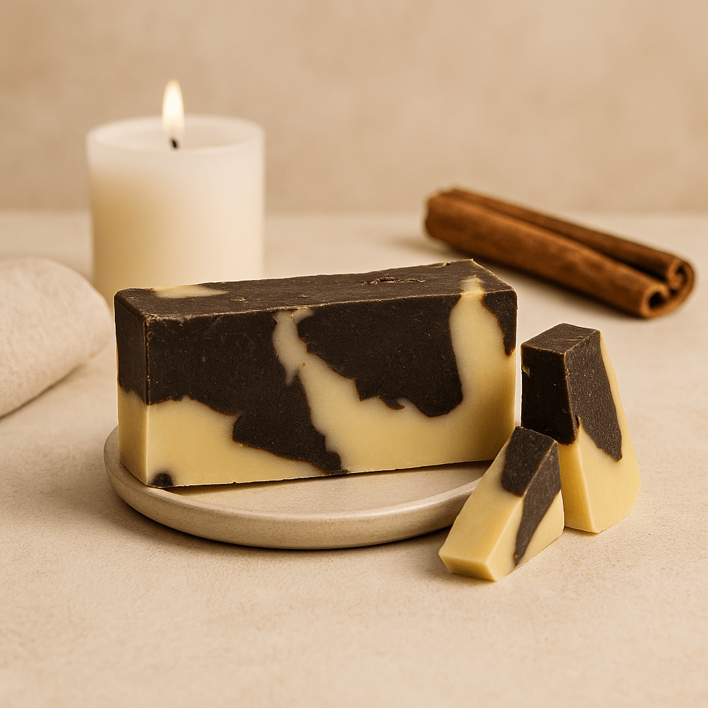 Cinnamon Bar Soap Cold Process Olive Oil - SHAMTAM.COM