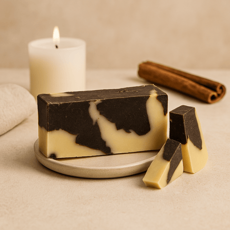 Cinnamon Bar Soap Cold Process Olive Oil - SHAMTAM.COM