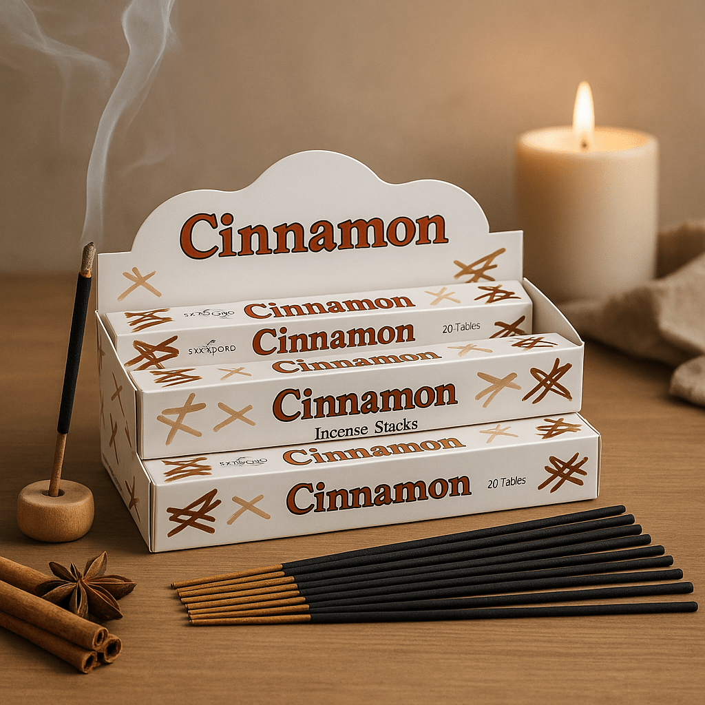 Cinnamon Incense Sticks, 20 Pack - SHAMTAM.COM