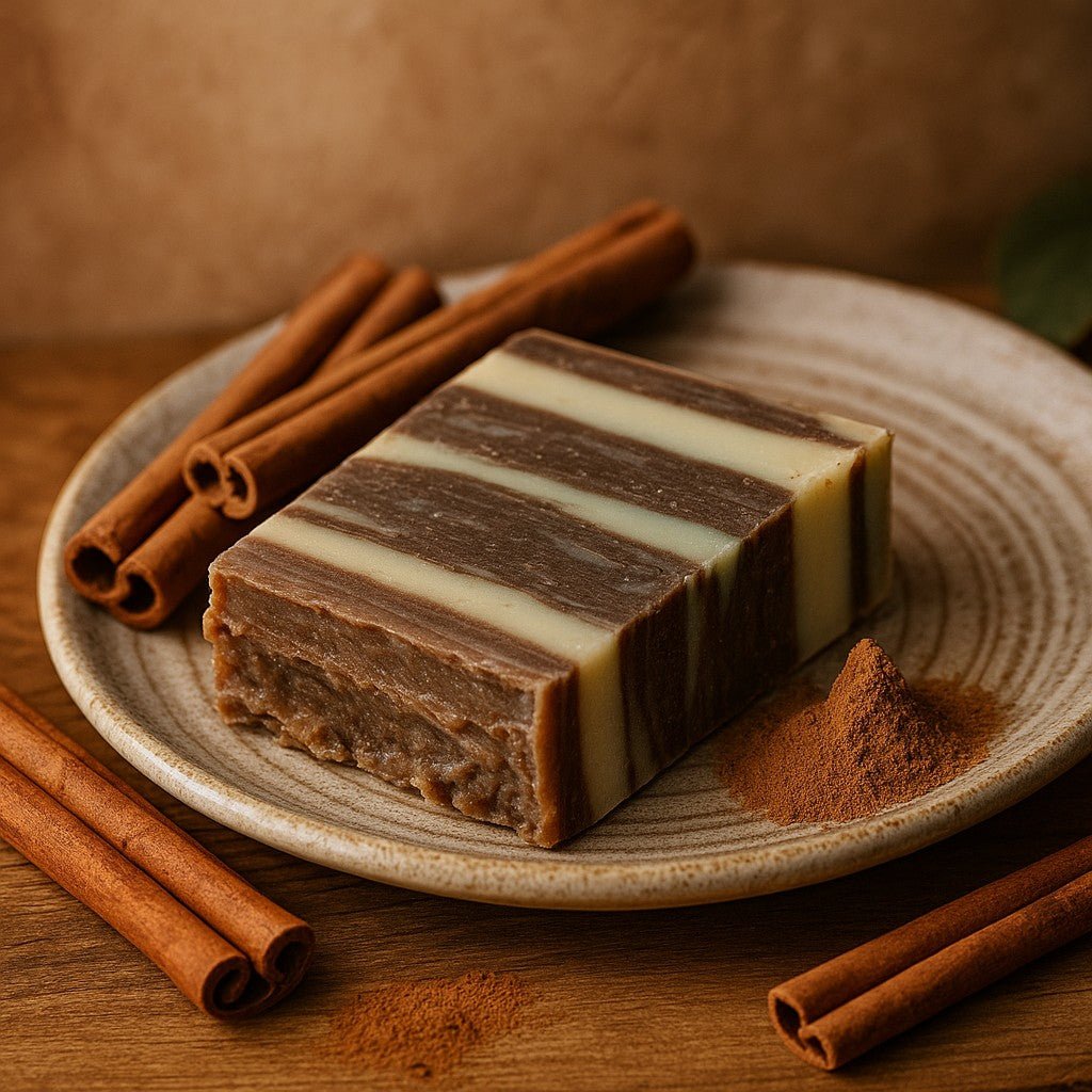 Cinnamon Olive Oil Bar Soap, 100g - SHAMTAM.COM