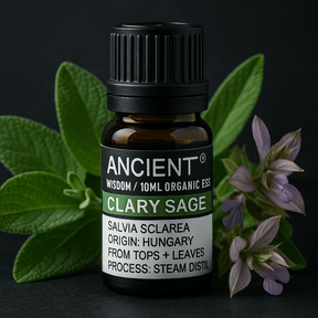 Clary Sage Essential Oil Organic 10ml - SHAMTAM.COM