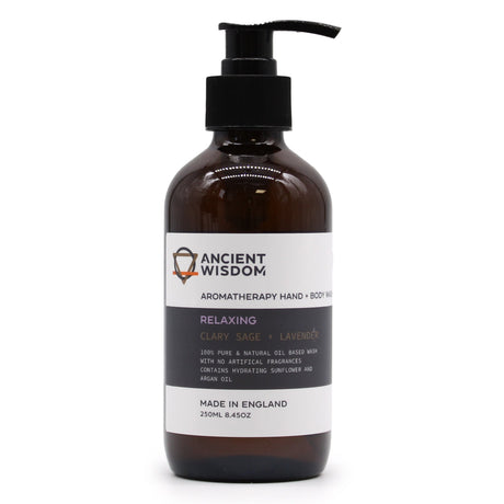 Clary Sage & Lavender Hand & Body Wash 250ml - SHAMTAM.COM