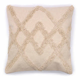 Boho Cushion Cover - Cream Lux Criss - Cross - 45x45cm - SHAMTAM.COM