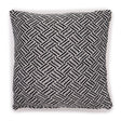 Classic Cushion Cover - Criss - Cross Black - 40x40cm - SHAMTAM.COM