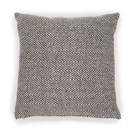 Boho Cushion Cover - Herringbone Fine Grey - 40x40cm - SHAMTAM.COM