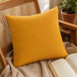 Classic Cushion Cover - Marigold Loom - 60 × 60 cm - Jumbo Style — styled in a warm, naturally lit interior