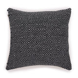 Boho Cushion Cover - Maze Black - 40x40cm - SHAMTAM.COM