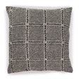 Boho Cushion Cover - Squares Grey - 40x40cm - SHAMTAM.COM