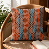 Classic Cushion Cover - Urban Tribal - 60 × 60 cm - Jumbo Style — styled in a warm, naturally lit interior