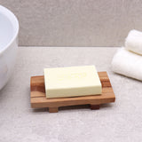 Classic Mahogany Soap Dish - Grid Drainer - SHAMTAM.COM