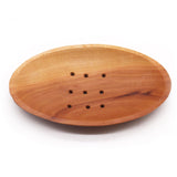 Classic Mahogany Soap Dish - Oval - SHAMTAM.COM