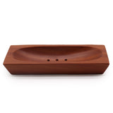 Classic Mahogany Soap Dish - Rectangle - SHAMTAM.COM