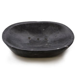 Classic Oval Black Marble Soap Dish - SHAMTAM.COM