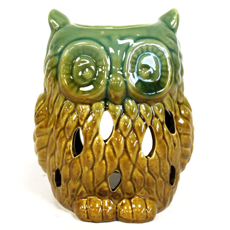 Rustic Oil Burner - Owl (assorted) - SHAMTAM.COM